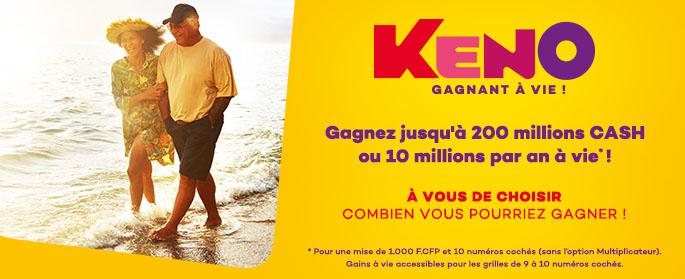 Keno Gagnant A Vie Pacifique Des Jeux